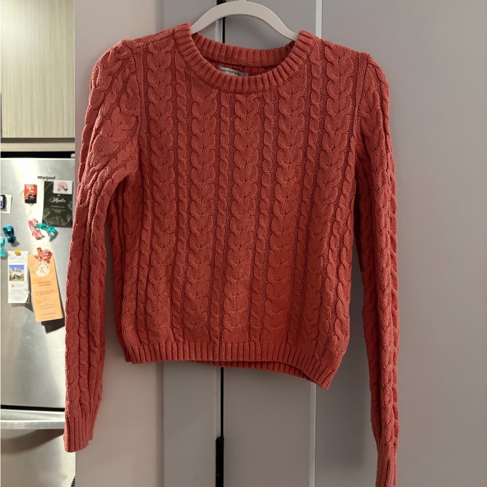 American Eagle Outfitters Coral Sweater